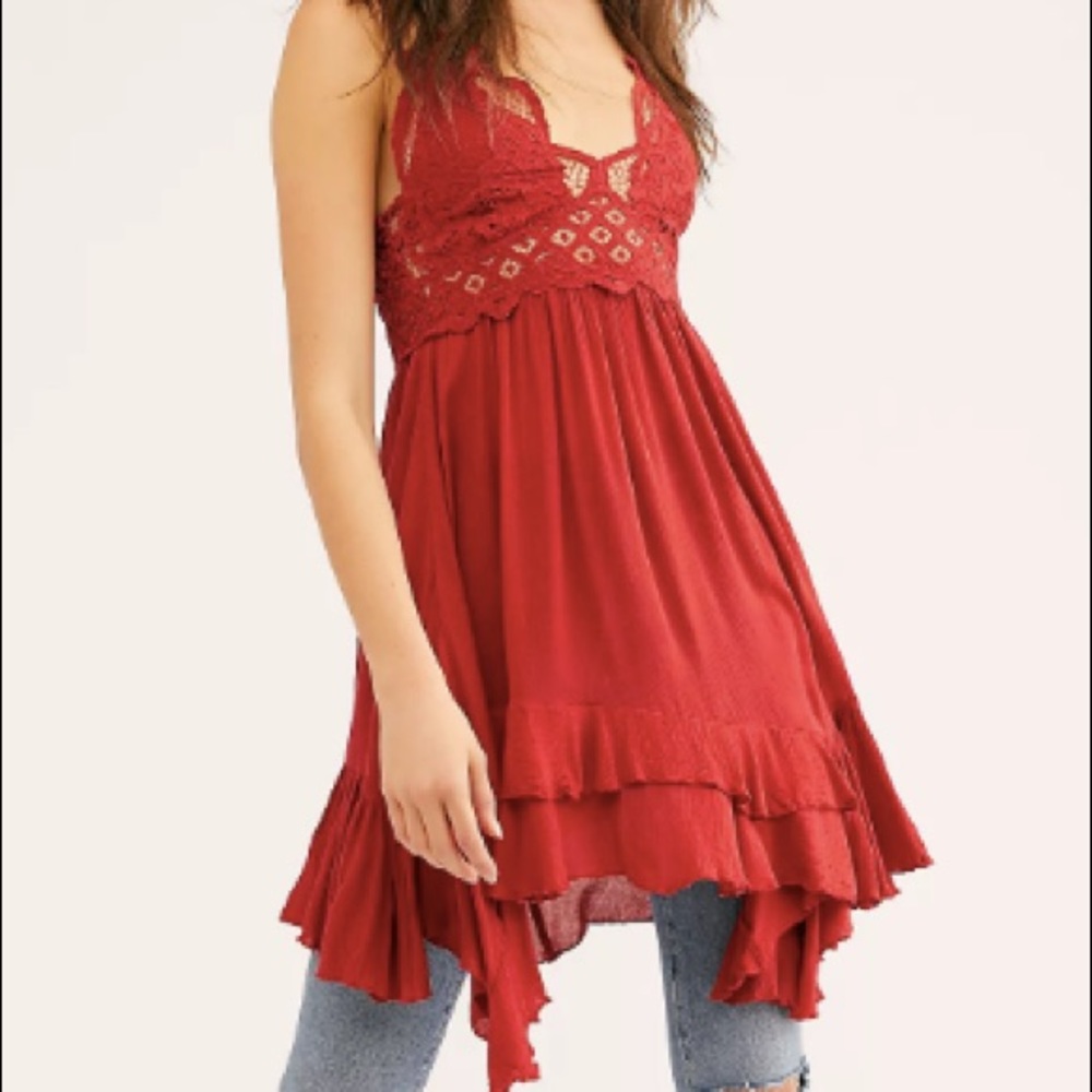 Free People Adella Slip Dress